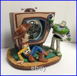 Vintage Disney Toy Story 1995 TV Snow Globe Music Box You've Got A Friend In Me