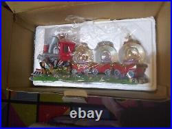 Vintage & Rare. Walt Disney Dumbo Train Musical Triple Snow Globe. With Box