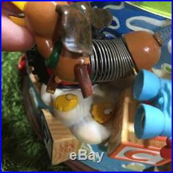 Vintage Toy Story Woody & buzz Snow globe music box From Japan