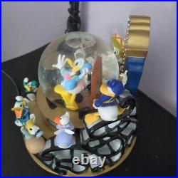 WDW Disney Donald Duck Through the Years Musical Motion Figurines Snow Globe DMG