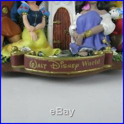 Walt Disney A Magical Gathering Double Snow Globe Castle Musical Dumbo