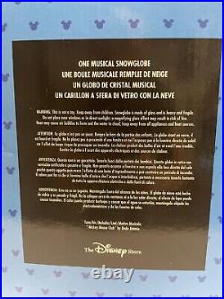 Walt Disney Studios Musical Snow Globe Mickey Mouse Through The Years. Lights