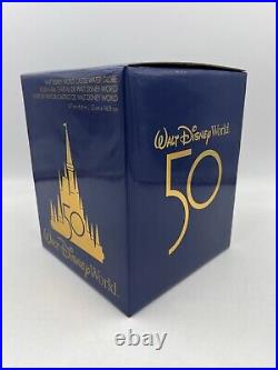 Walt Disney World 50th Anniversary Cinderella Castle Water Musical Snow Globe