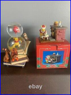Winnie the Pooh Music Box and Snow Globe