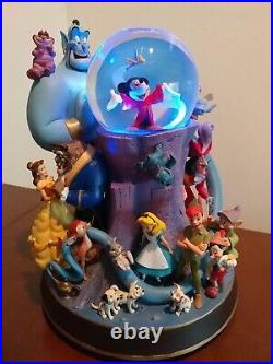 Wonderful World Of Disney Light Up Musical Snow Globe Friend Like Me RARE