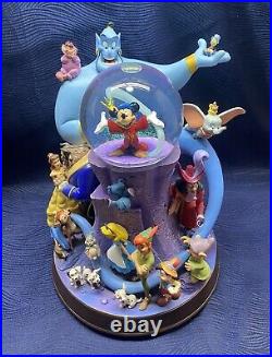 Wonderful World Of Disney Snow Globe Music Box-Friend Like Me-1992-Vintage