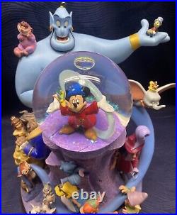 Wonderful World Of Disney Snow Globe Music Box-Friend Like Me-1992-Vintage