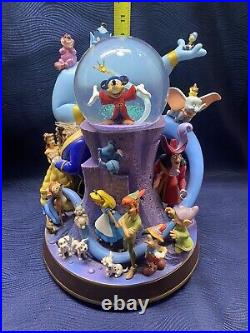 Wonderful World Of Disney Snow Globe Music Box-Friend Like Me-1992-Vintage