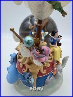 World of Disney Magical Gathering Ship A Whole New World Musical Snow Globe