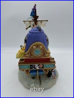 World of Disney Magical Gathering Ship A Whole New World Musical Snow Globe